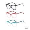Irregular Polygonal Eyebrow Flat Mirror, Anti Blue Light Cat Eye Personalized Eyeglass Frame, Fashionable Commuting Frame 1027