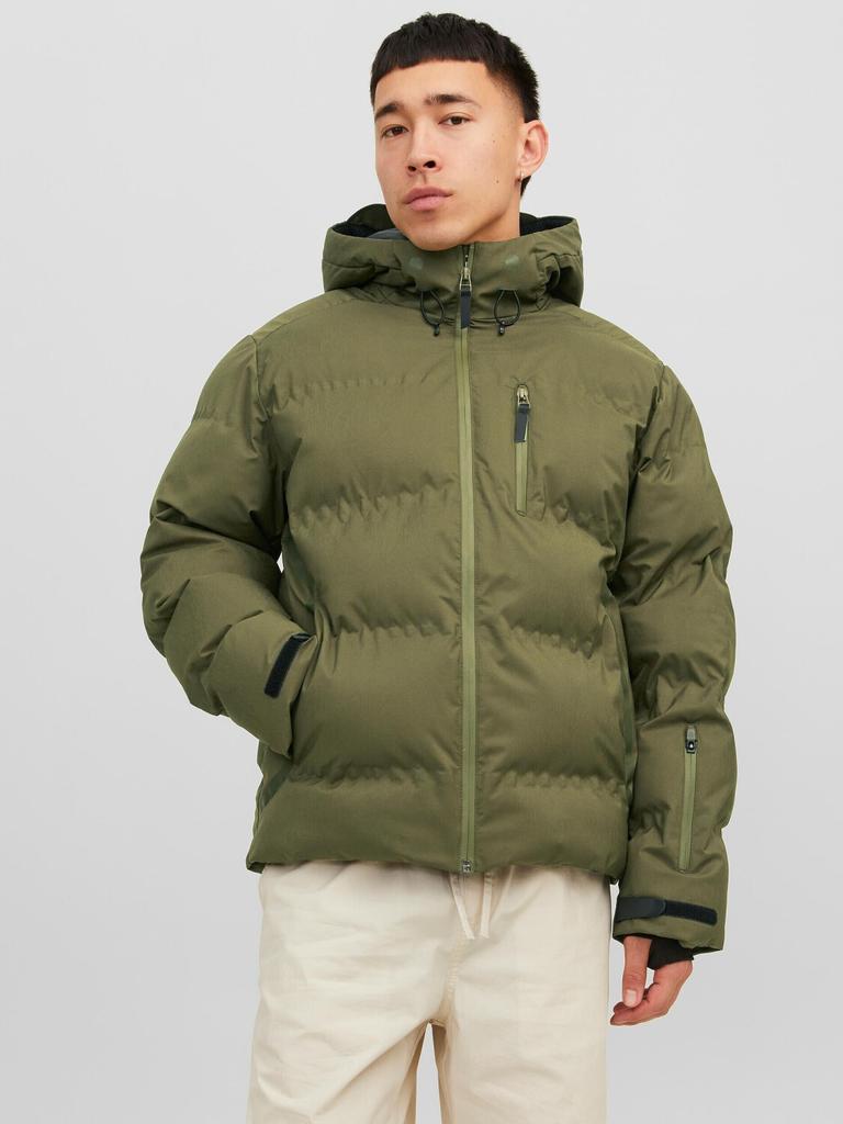 Jack & Jones Puffer Jacket (12238998) зимняя куртка оливковый вечер