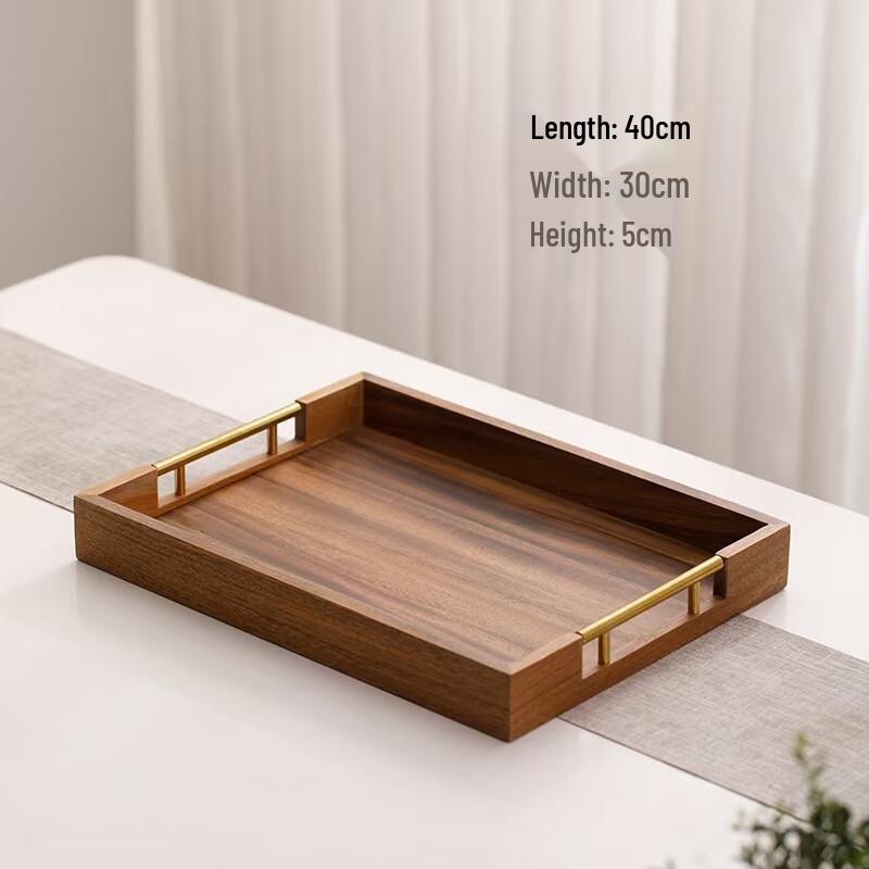 Yuyi Angel Chinese Style Retro Wooden Tray