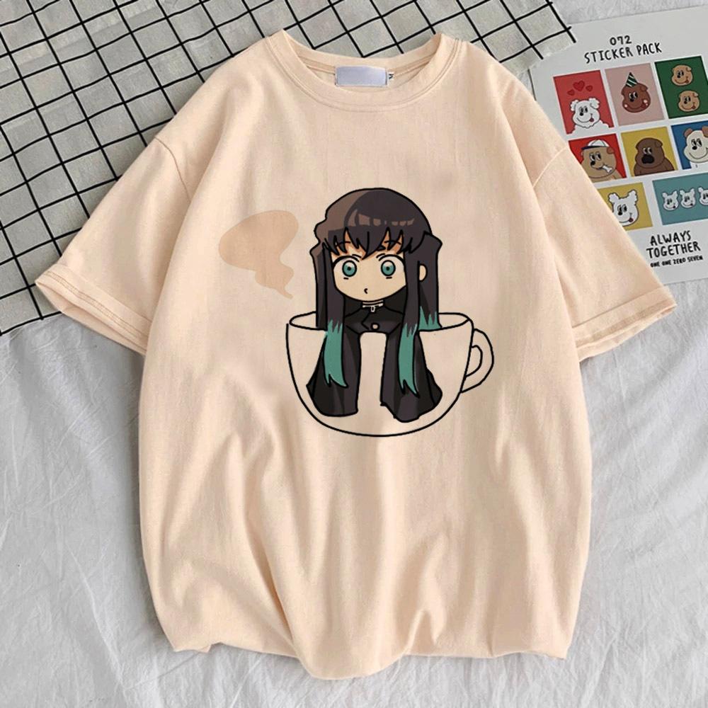 

Muichiro Tokito t shirt female Trendy Graphic 2000s Psychedelic Colorful streetwear t shirt Vintage graphic Comfortable Grunge 4XL