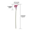INS Style PU Calla Lily Simulation Flower for Home and Wedding Decor - MW01512