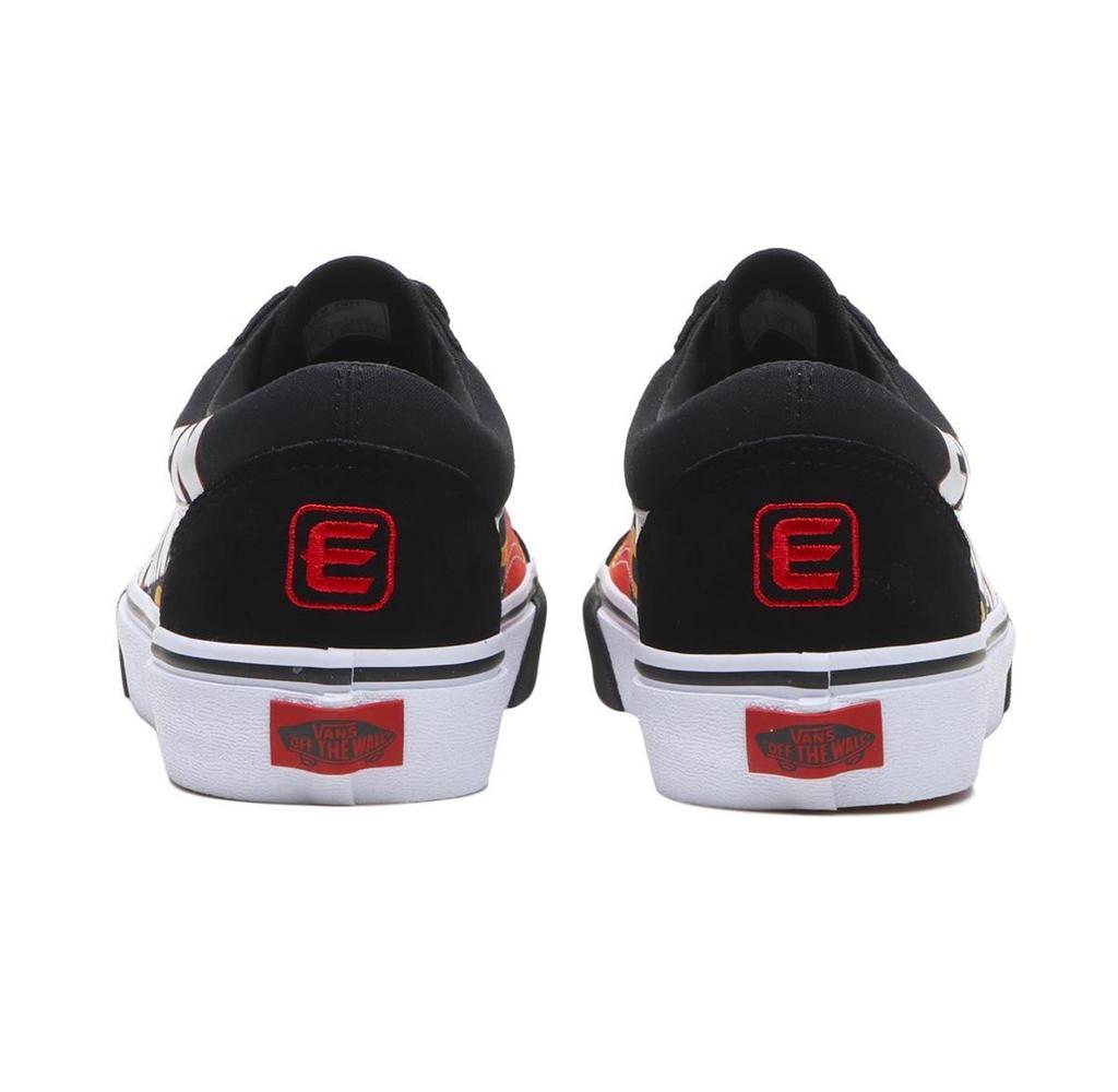 687687-0001 ELLEGARDEN A Vans Old Skool Black Flame (V36CF ELLE) (Men's)
