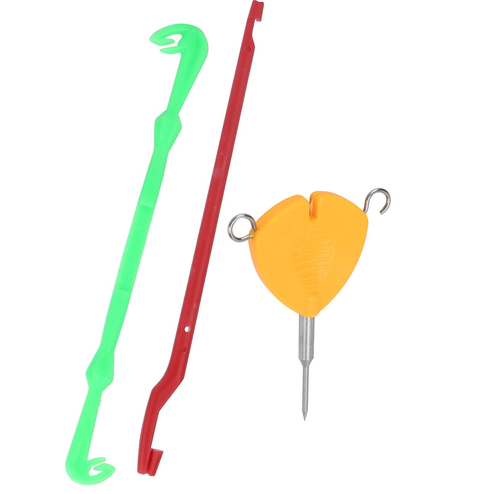 Fishing Bait Needle Hook Knot Puller Knot Tying Tool Set Fishing Baiting Rigs Tool Kit