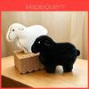 Cuscino Pecora di Peluche per Bambini Morbido Giocattolo Cartone Animato Regalo Coccoloso per Bambini