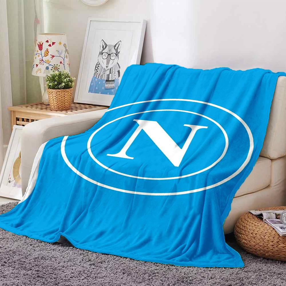 Napoli Theme Printed Blanket - Perfect for Couch, Bed, Travel & Outdoor Use | Machine Washable, Cozy & Durable.