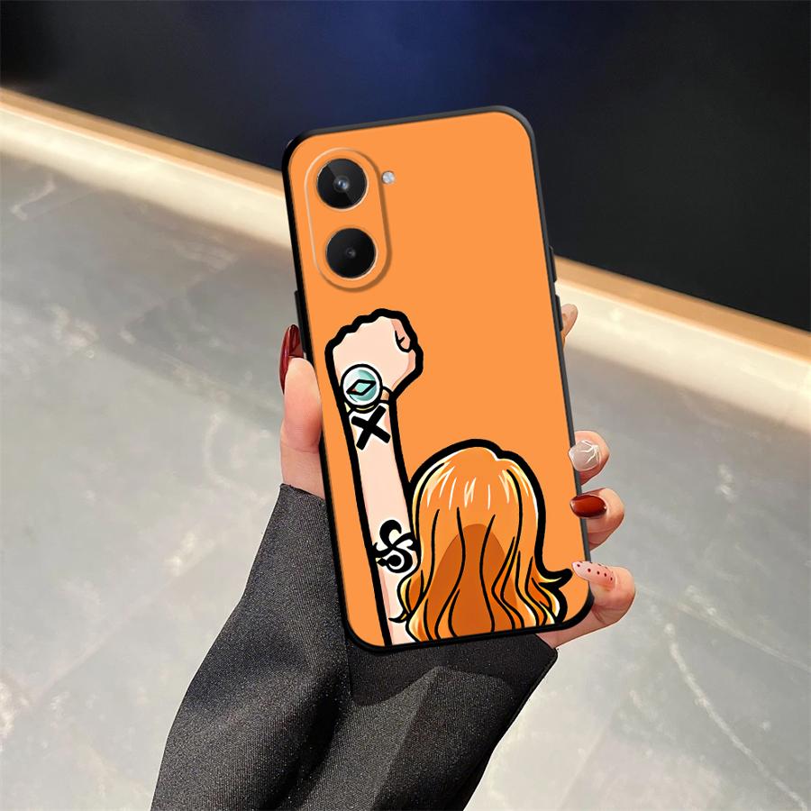 

Чехол-накладка с персонажами One Piece Луффи и Зоро для Realme C25 Nazro 50 50i GT Master Neo2 C33 C35 C53 C55 P3 Ultra 12 14 C15 C12 C21 11 realme GT Master