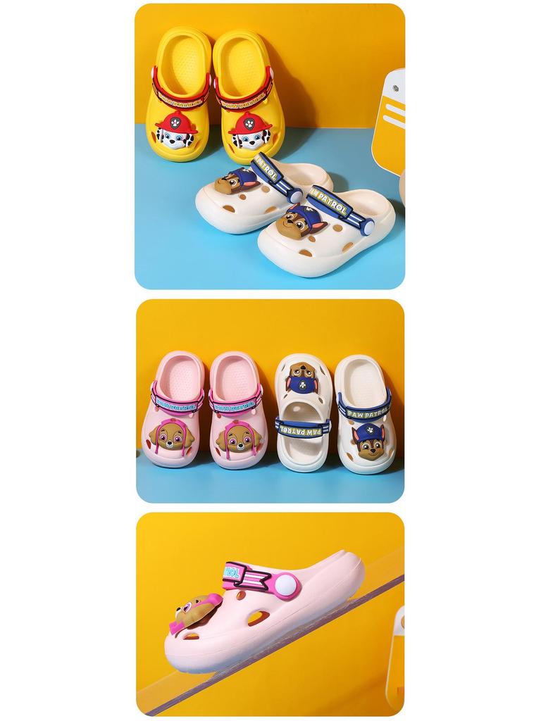 Letnie Kapcie Dziecięce Psi Patrol: Antypoślizgowy, Uroczy Wzór z Kreskówki dla Chłopców i Dziewczynek