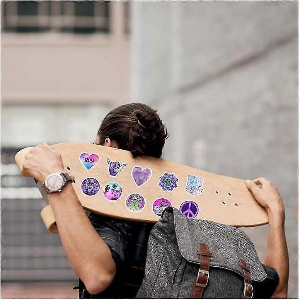 Sticker Girls,100 Pieces Purple VSCO Tumblr Aesthetic Stickers Waterproof