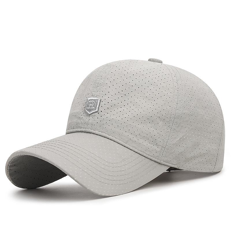 Summer Embroidered Letter Quick-Drying Hat Men Outdoor Breathable Sunshade Sunscreen Hat Sun Visor Hats Fishing Hat Peak Cap