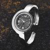 New CANSNOW Women's Bracelet Watch Rose Gold Case Shining Crystal Women's Quartz Watch Creative Fashion Women Dress Wristwatch