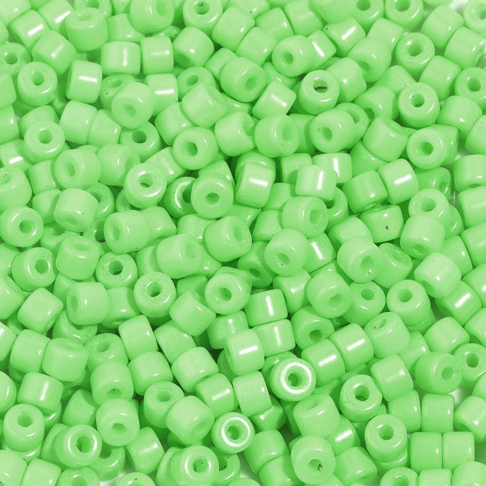 Multicolor 6mm Czech Glass Beads Cylindrical Loose Seed Rice Bead for Jewelry Making Bracelet Necklace Beading Supplies