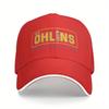 Berretto da Baseball Vintage Ohlins Racing Stiloso Fresco Sport all'Aperto Hip Hop Cappelli Unisex Uomo Vestibilità Regolare Berretto Snapback Stile Retrò