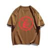 Hellster Rapper Wash Grey Heavy Craft Unisex Short Sleeve T Shirt Rapper Mens Women Top High Street Fashion Retro Hell T-shirt