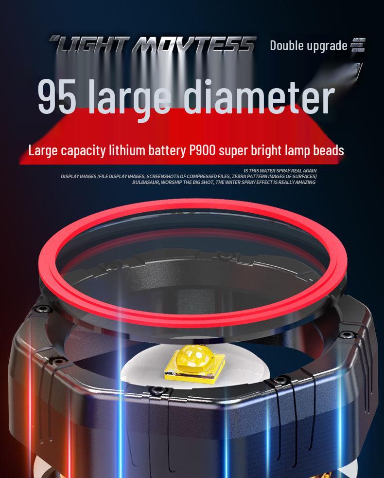 Mengtesh Rechargeable LED Flashlight: Long-Range Outdoor Emergency Searchlight and Work Light.