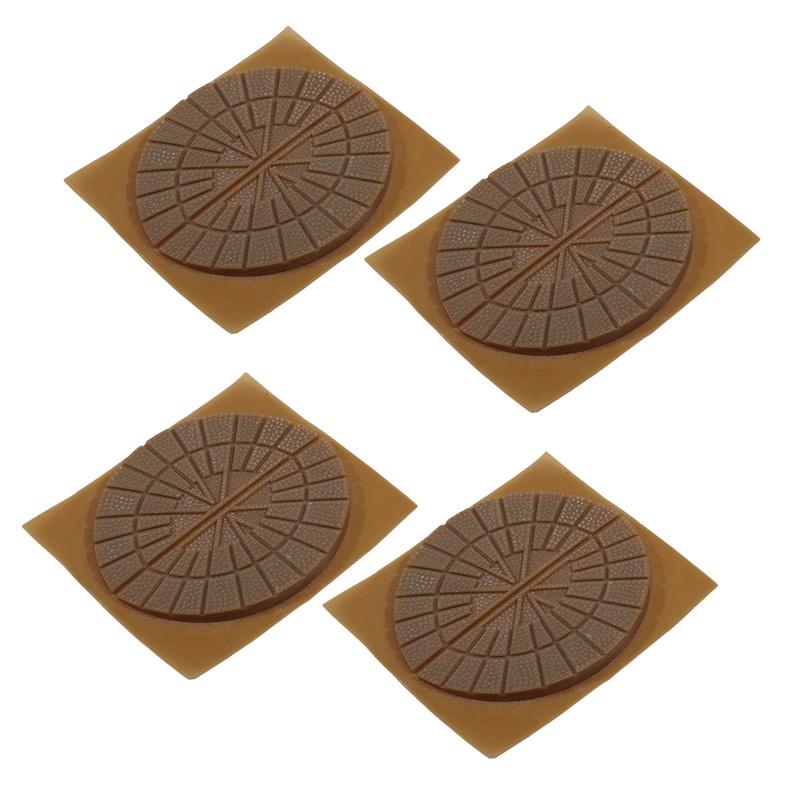4Pcs Wear-resistant Outsole Insoles for Shoes Repair Anti-Slip Self-Adhesive Sole Protector Sticker Sneakers Heel Rubber ShoePad