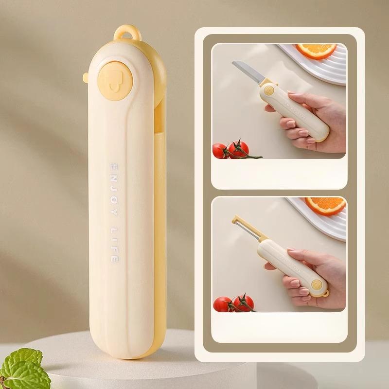 Fruit Peeler and Fruit Peeler Two-in-one Portable Multi-functional Peeler for Student Dormitories Household Apple Peeler