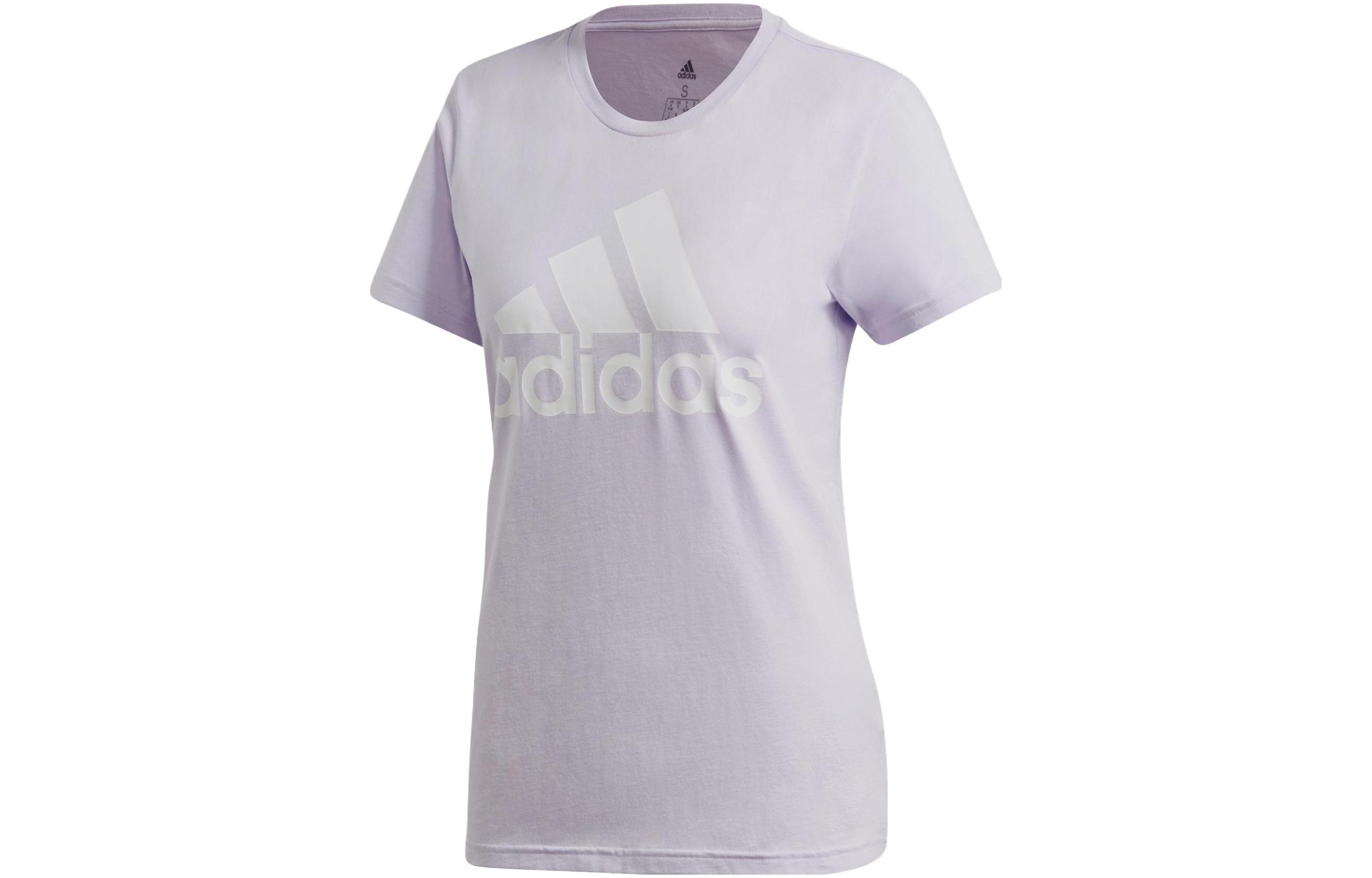 Adidas MUST HAVES T Shirt Women s Purple Gray FQ3240 L