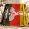 Rammstein Decke Flanelldecke Weiche Gemütliche Plüschdecke für Sofa Bett Leichte Heimdekoration Outdoor Camping