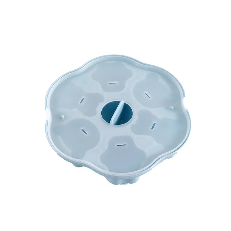 Food Grade Silicone Cartoon Steamed Cake Mold Jelly Pudding Ice Cream Mold with Covered Kitchenware Air Fryer Tools Accessories