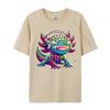 Gamer Axolotl Polka Dot Video Games Day Headphone Boys Youth Tshirts Hip Hop England Style Tees Cotton T Shirt For Unisex Funny