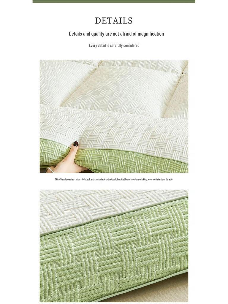 Enhanced Soybean Fiber Mattress Pad for Dorms and Rentals