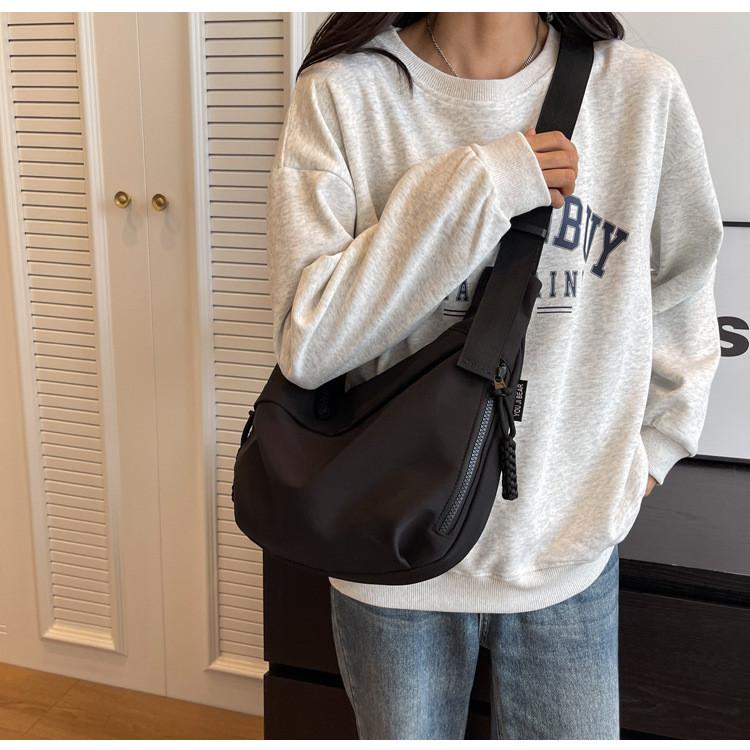 Oxford Cloth Casual Crossbody Bag For Women With Color Block Design For Daily Use