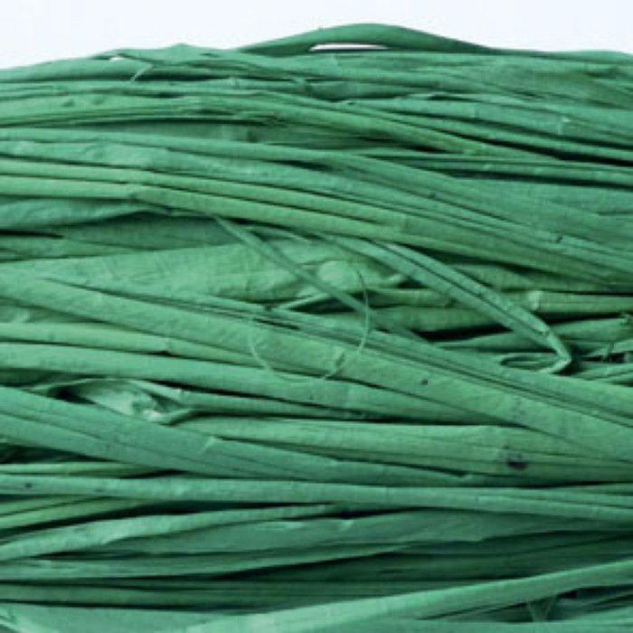 Graine Créative - Jade Green Vegetable Raffia On a Spool 50 G