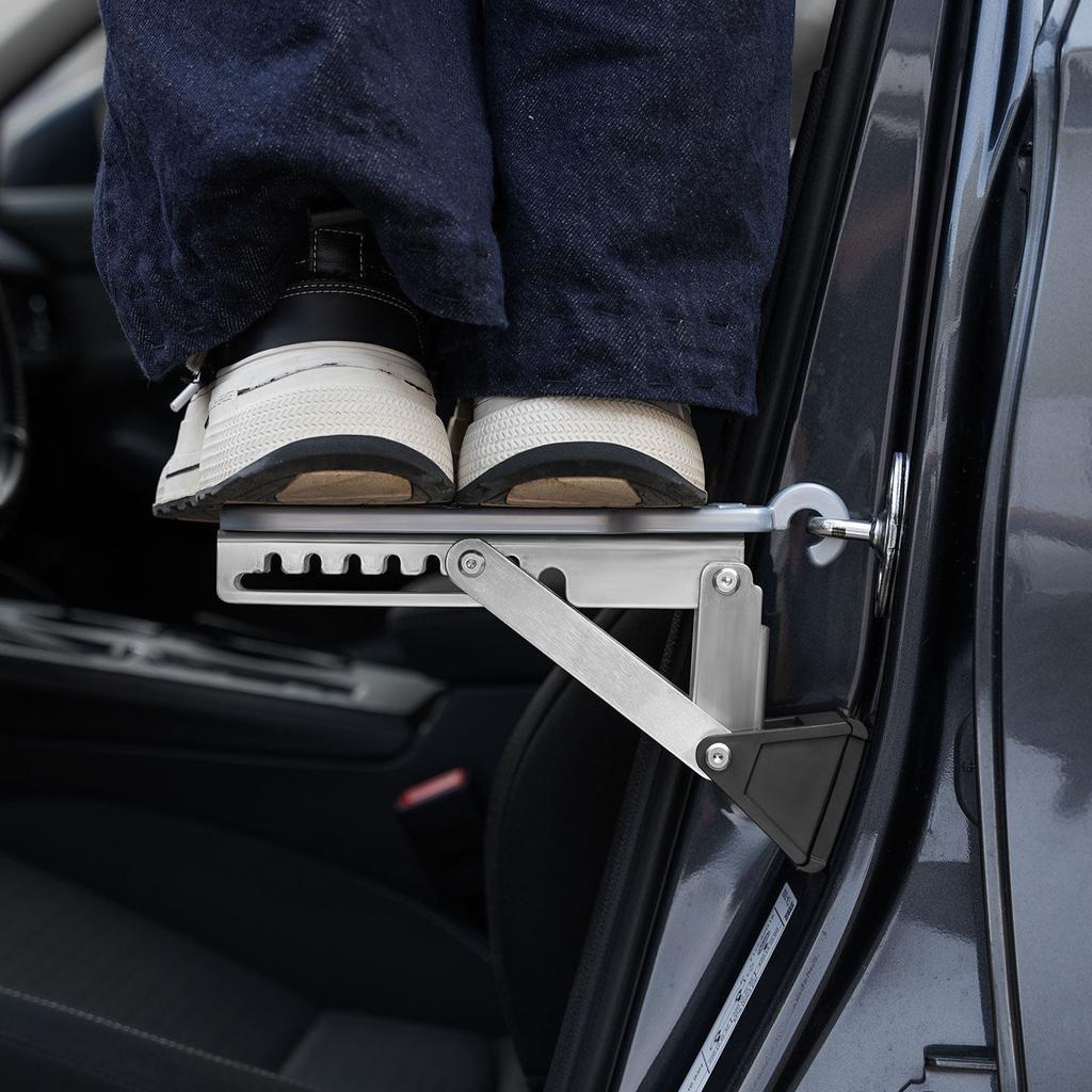 Car Pedal, Universal Car Mounted, with Maximum Functions for Off-road Vehicles Luggage Rack,door Entry Auxiliary Ladder Climber