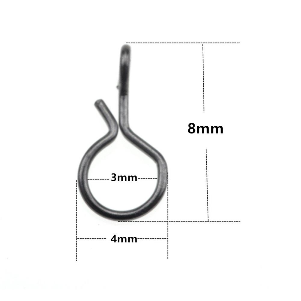 Premium Fly Fishing Snap Quick Change Connect for Flies Hook Lures Set of 50pcs