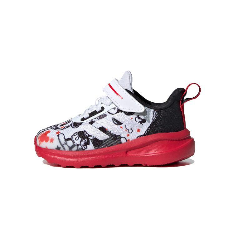 Adidas Mickey AC I Slip Resistant Low top Toddler Shoes White Red Black Infant And Toddler FV4257