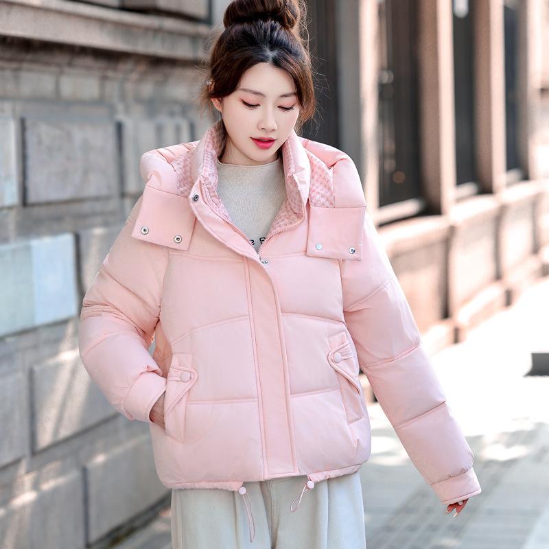 Women’s Short Detachable Hood Windproof Thicken Warm Winter Jacket