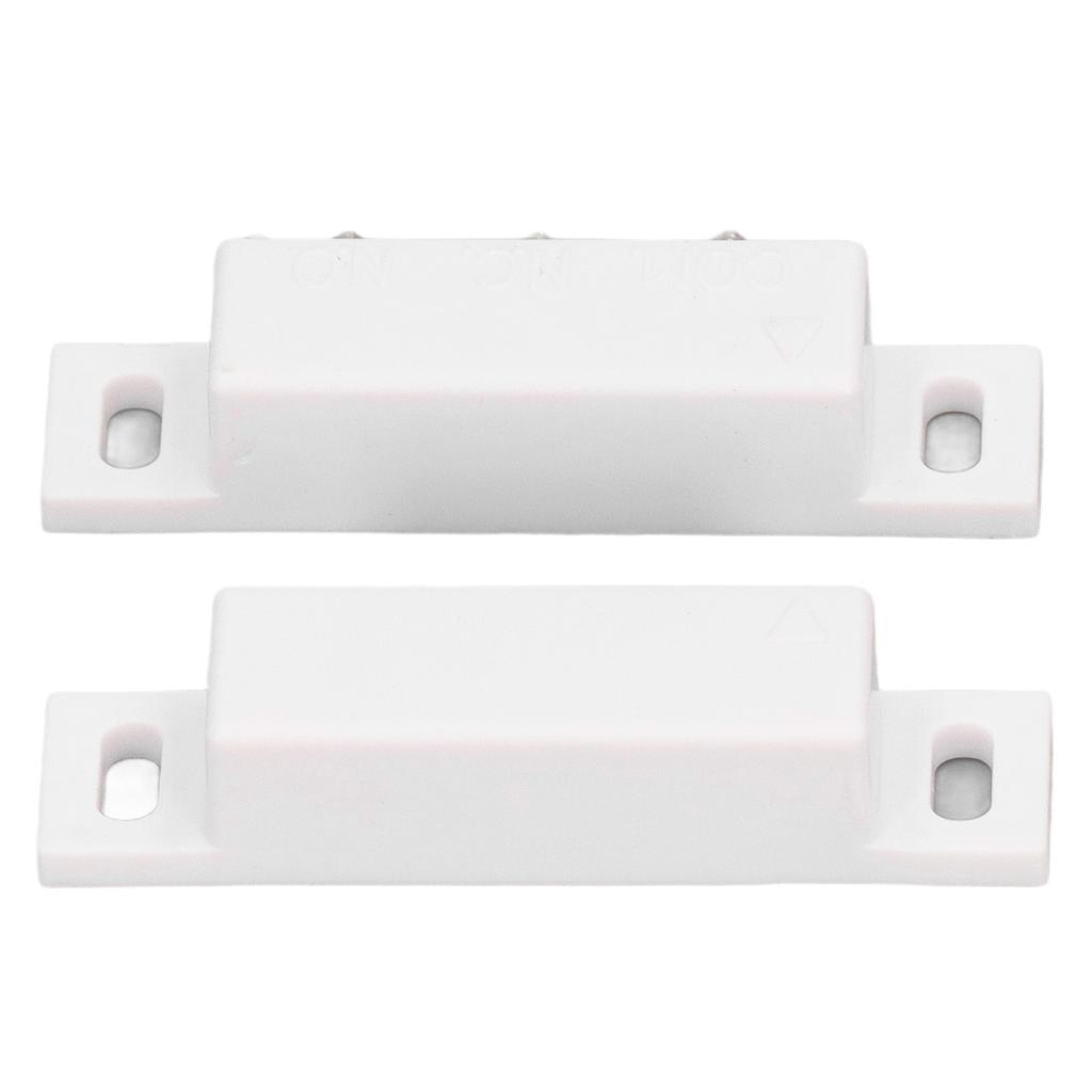 2pcs Magnetic Reed Switch Normally Open Closed Magnetic Contact Switch for Door Wall