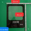 Floodlight Projector Light Tempered Glass Panel Housing Cover Lampshade Accessories Parts