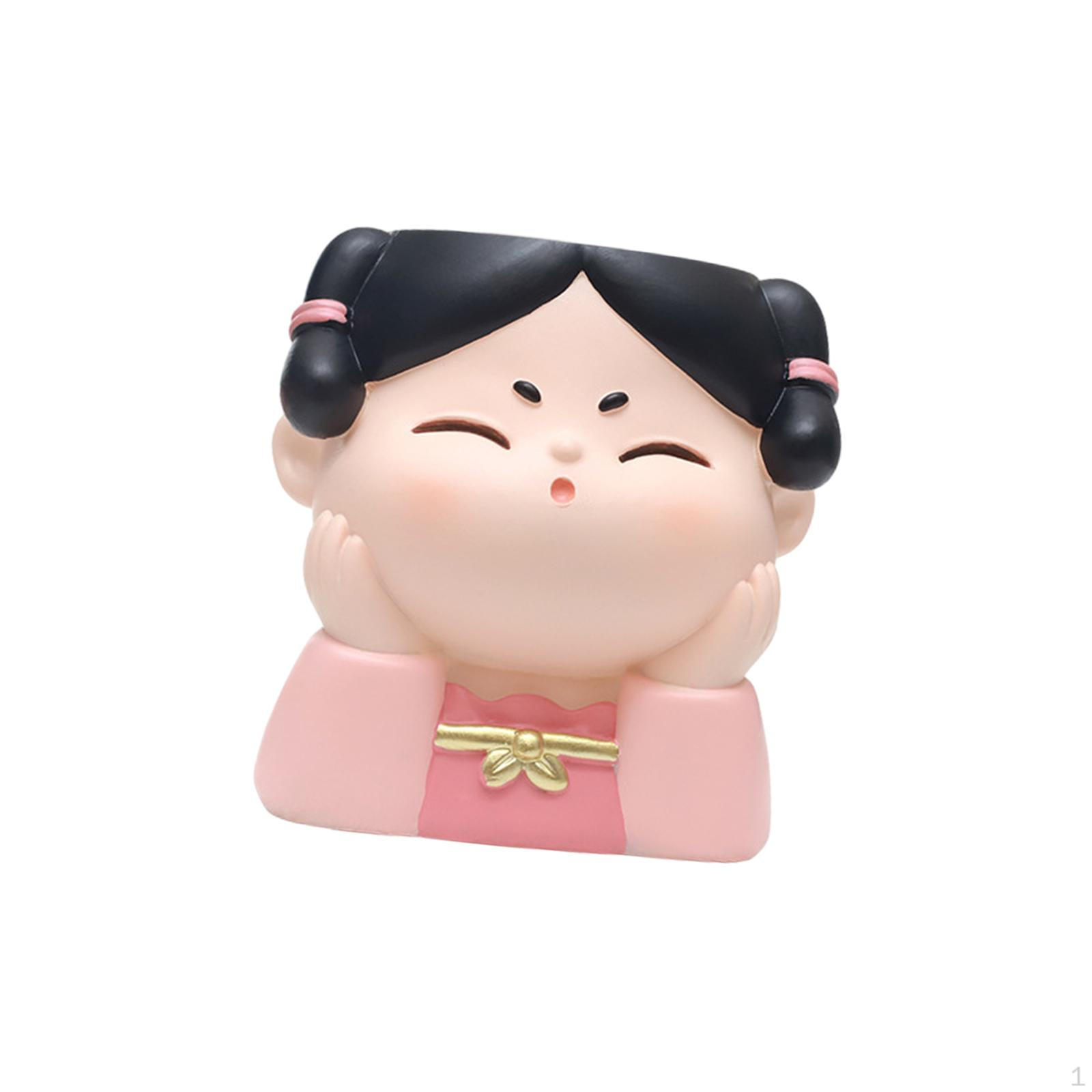 

Цветочный горшок с очаровательной головой девушки — декор для дома и сада Style A