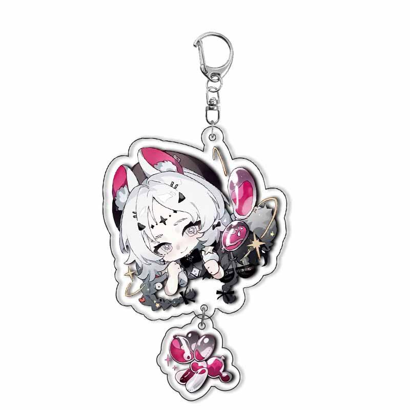 Reverzní hra:1999 Akrylový přívěsek na klíče Kreslené doplňky Viltin Lilya Medicine Druvis III Bkornblume Kroužek na klíče Dárky