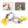 10 Pcs Sealing Water Pipe Faucet Fasteners Powerful Fastener Hose Clamp  Exhaust Hose