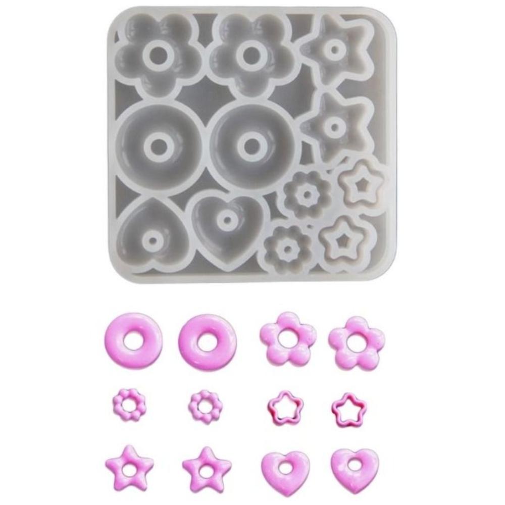 Multifuntional Jewelry  Earrings  Molds Star Keychain Molds  For DIY Enthusiasts