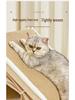 Super Large All-Season Cat & Dog House: Sisal Scratching Board, Solid Wood Enclosed Bed, Cat Tent Villa