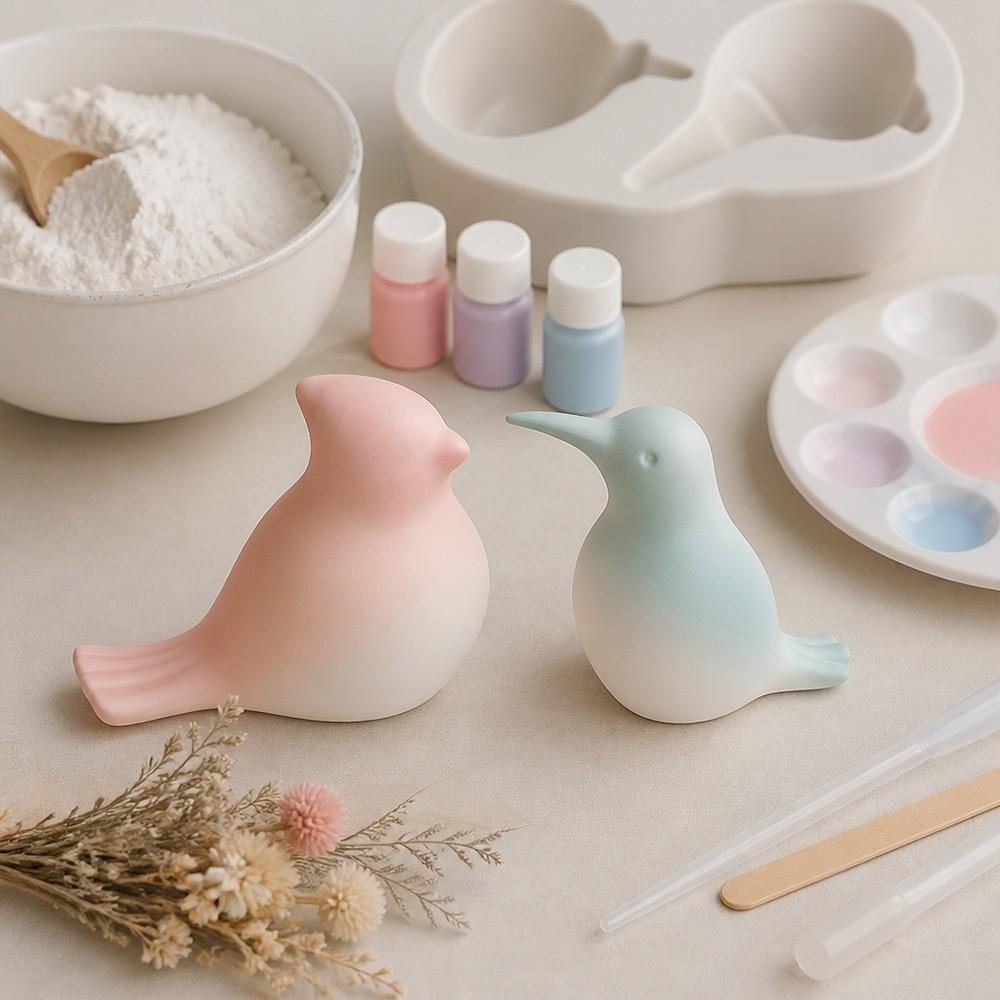 DIY Aromatherapy Bird Candle Mold Animal Ornaments Resin Mould Bird Casting Mold DIY