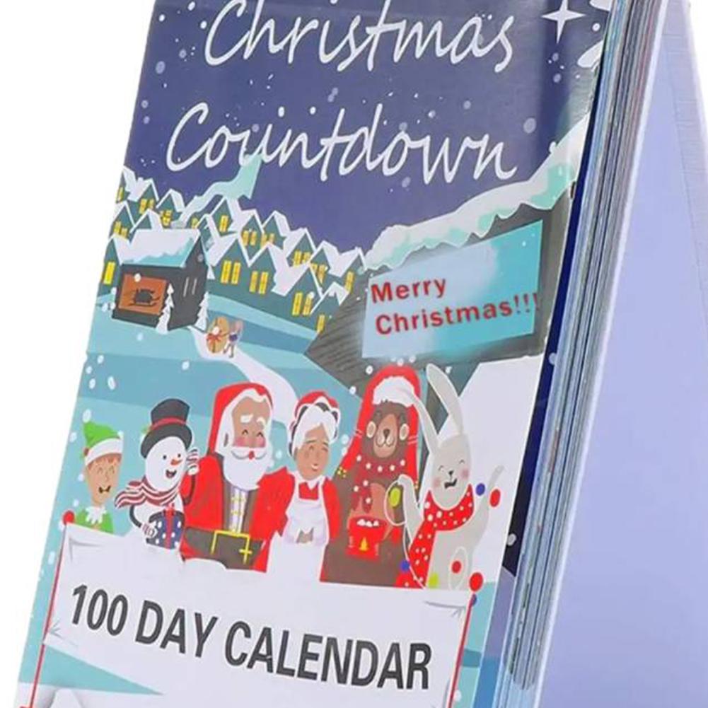 Nedräkning till jul Närmande Kalender Festlig Skrivbordskalender Jul Riv Av Nedräknings Skrivbordskalender för Jul