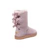 UGG Bailey Bow Ii Warm And Durable Short Mid-Calf Snow Boots Women boots Pink Purple 1016225-SHAD
