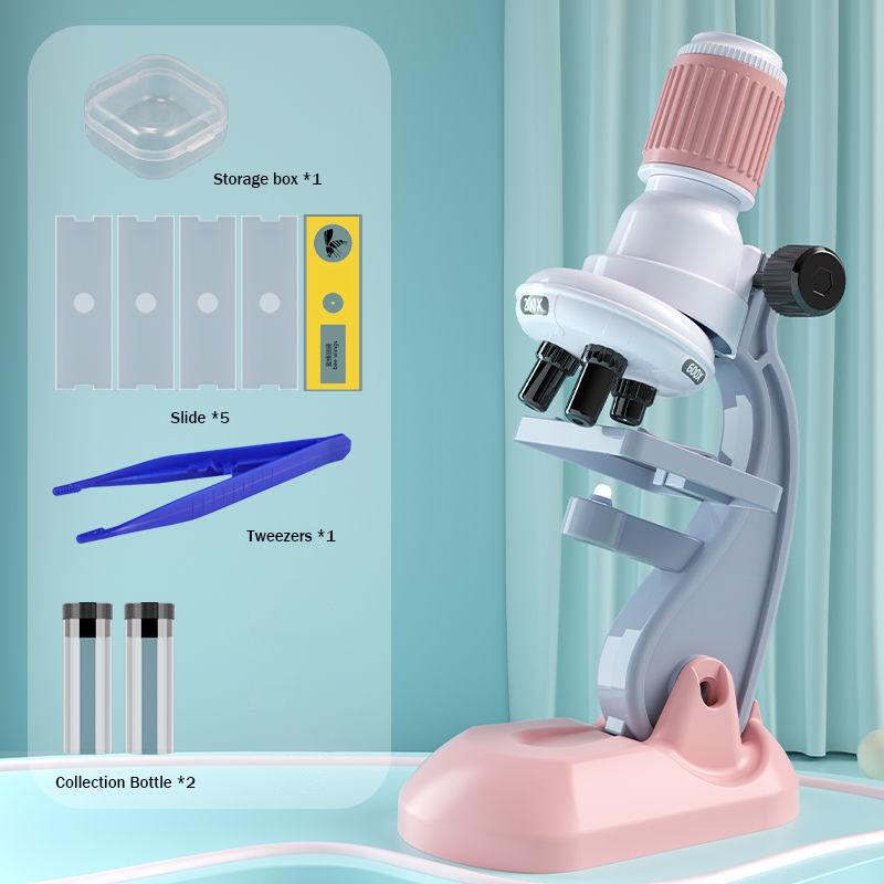 

Kids Microscope Kit Bioscience Experiment Portable Optical Household School Scientific Child Stem Educational Plaything Boy Birthday Present