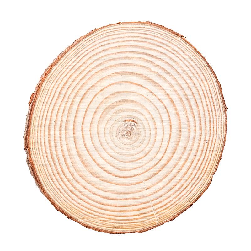 Round Pine Wood Slices for Children's DIY Painting, Graffiti, and Christmas Ornaments