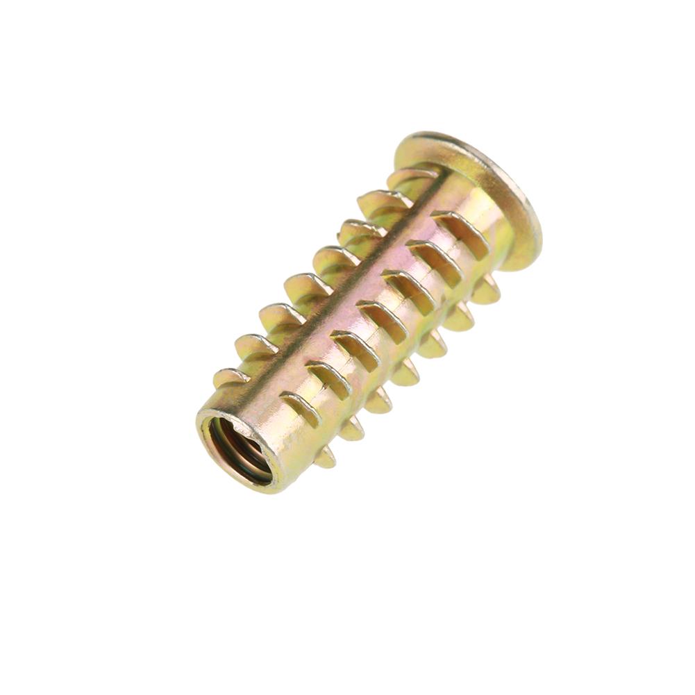 20Pcs M625mm Zinc Alloy Hex Drive Head Furniture Nuts Threaded Insert for Wood Insert 20Pcs M625mm Zinc Alloy Hex Drive Head Furniture Nuts Threaded Insert for Wood Insert