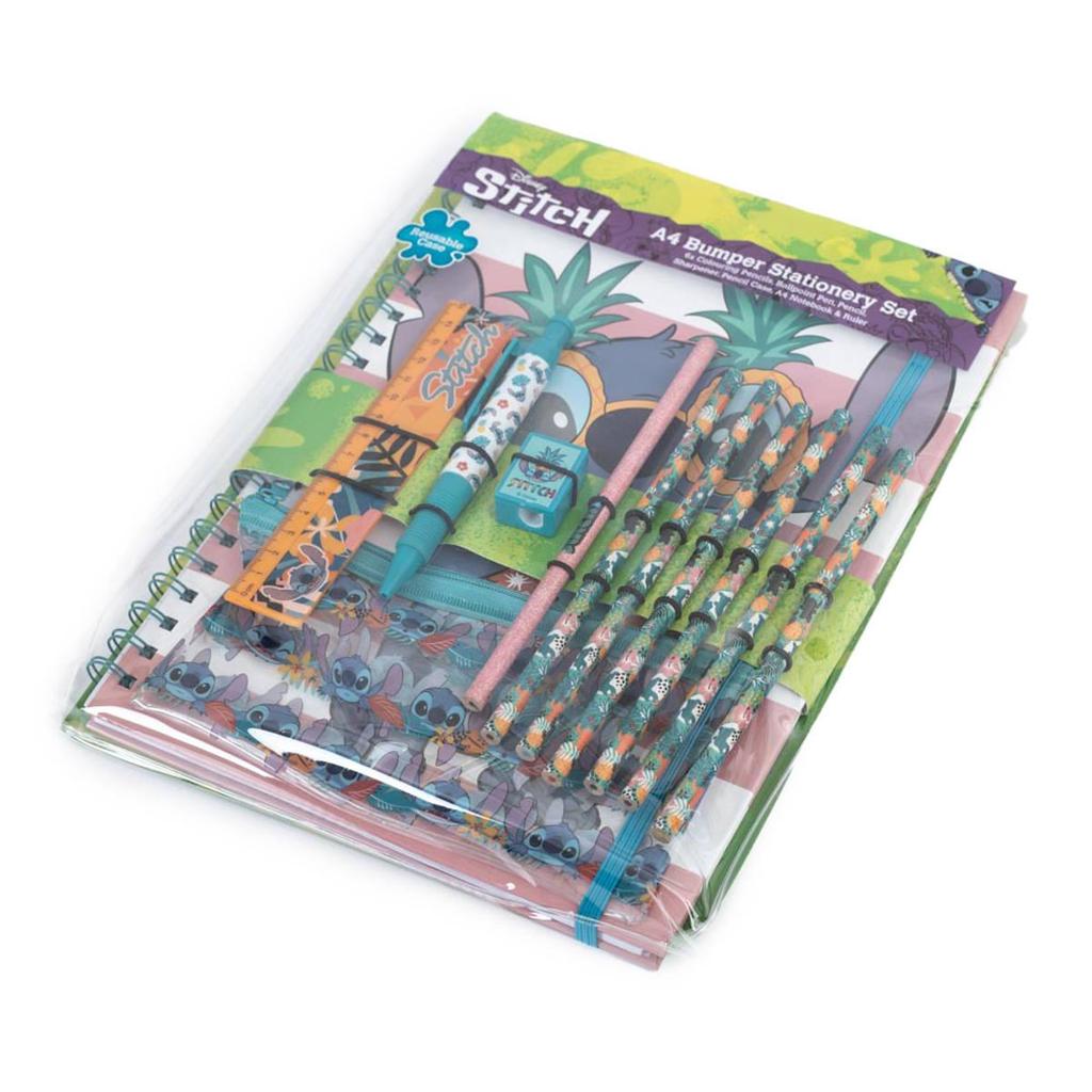 Lilo & Stitch Aloha Hawaii A4 Bumper Stationery Set Set (Pack of 12)