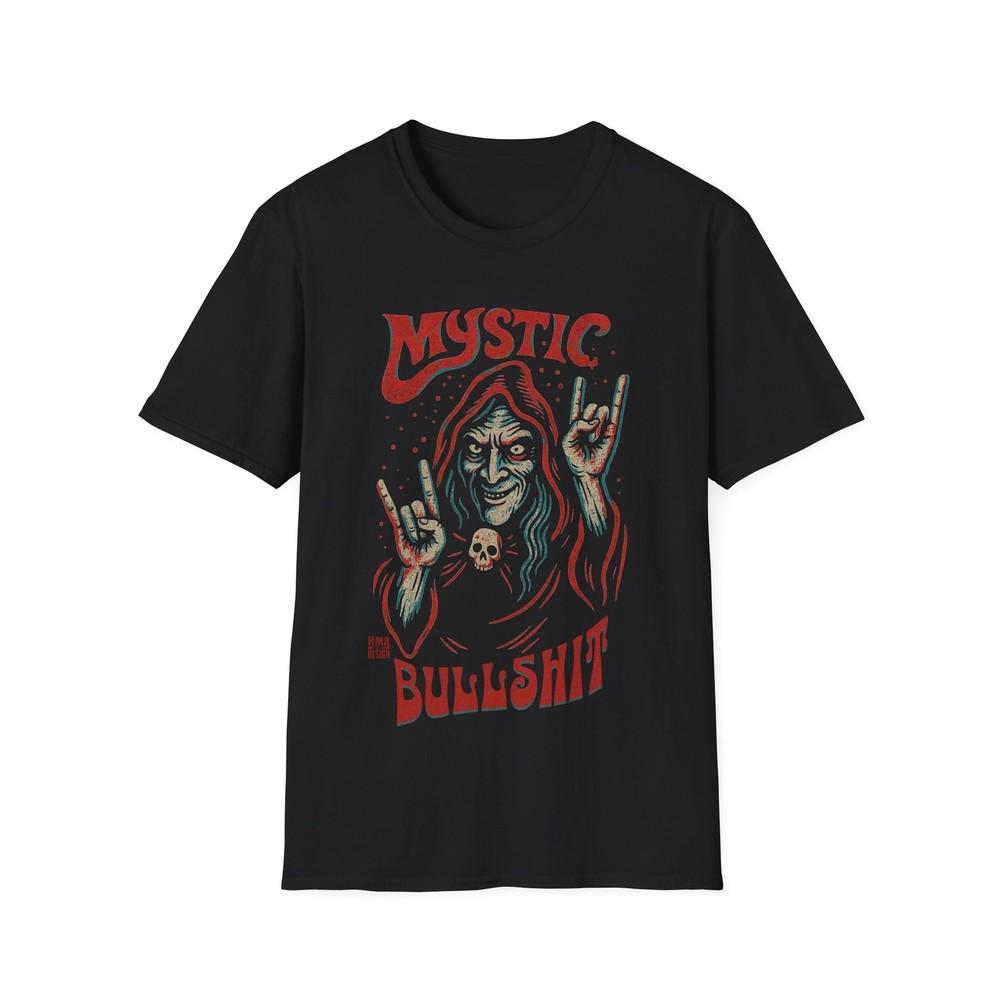 Mystic Bullshit T-Shirt Unisex Graphic Tee Alternative Apparel Rock Metal Tee Unisex T-Shirt XXXL