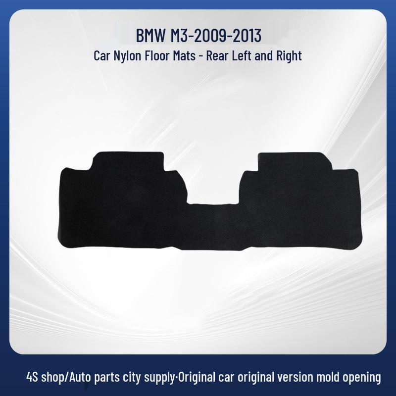 Compatible with BMW M09-13 X5: Black Dirt-Resistant Nylon Car Floor Mats