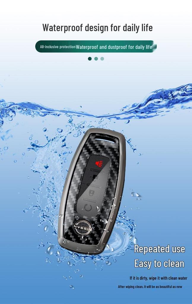 Nissan Key Case for 25 Models: Altima, 14th Gen Sylphy, Qashqai, X-Trail, Tiida, Bluebird