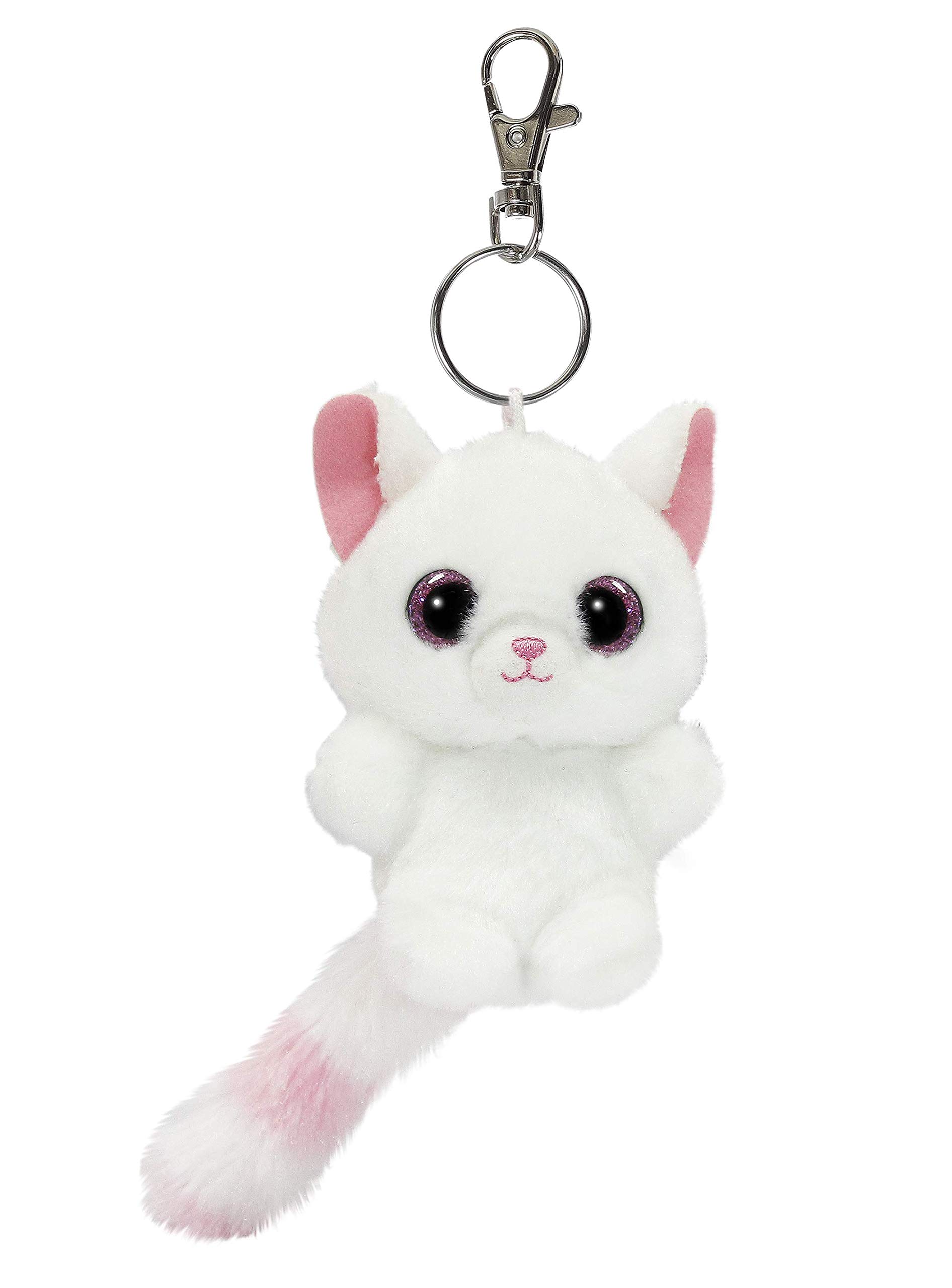 Aurora YooHoo Friends Pammee Fennec 14cm Colorful Animal Motif Plush Product Number 611467 & Keyring, Long, Toy,
