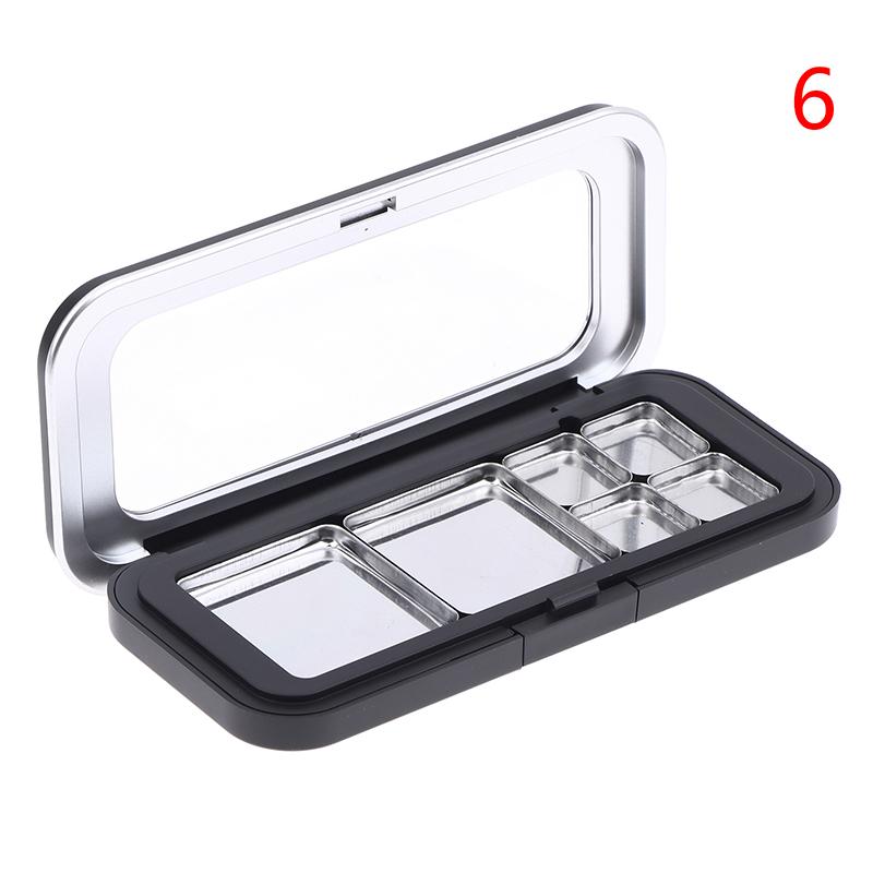 Empty Magnetic Eyeshadow Palette Refillable Black Clear Makeup Storage Case Box DIY Cosmetic Lipstick Foundation Blush Container
